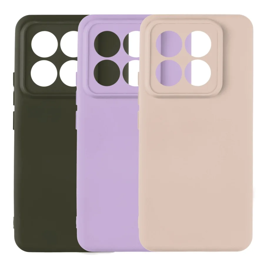 Чохол Silicone Cover Full Camera (A) для Xiaomi 14 Pro 19.Pink Sand