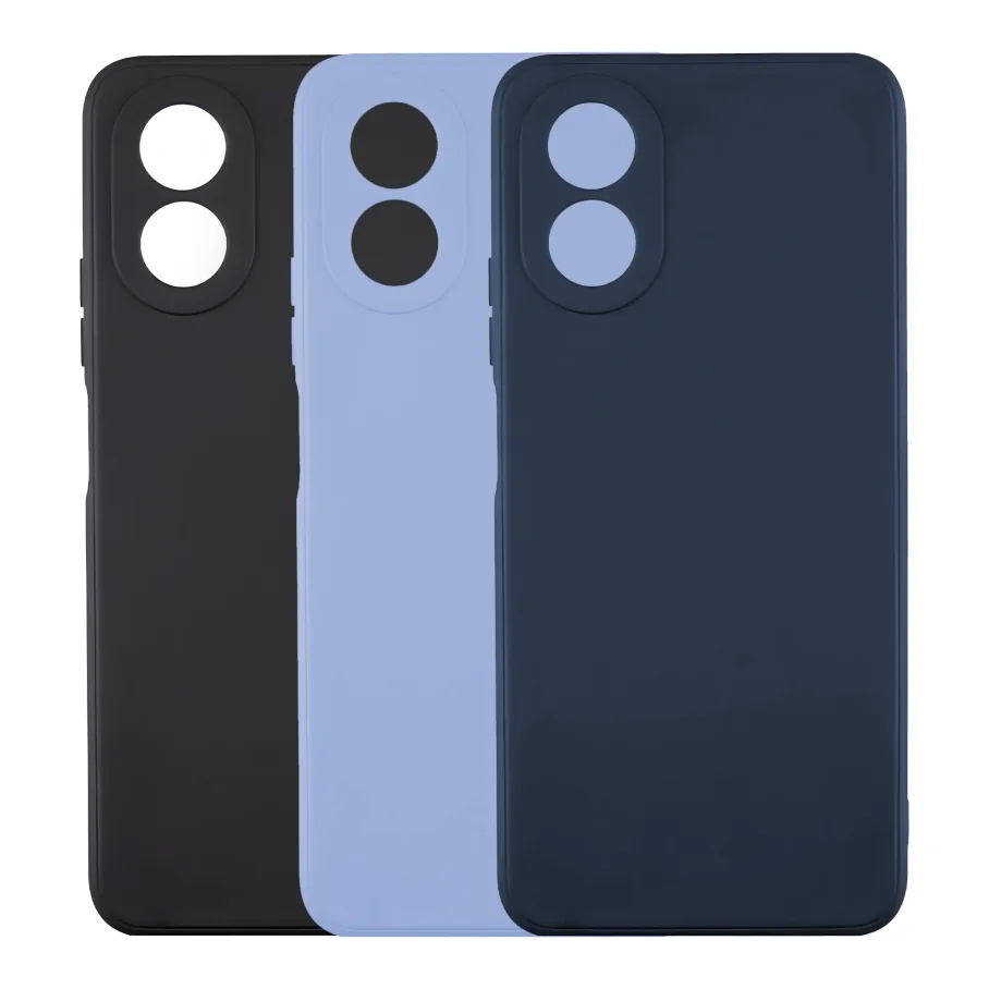 Чохол Silicone Cover Full Camera (A) для Oppo A18/A38 08.Dark Blue