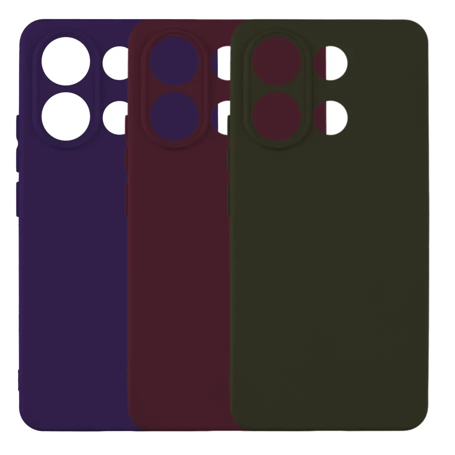 Чохол Silicone Cover Full Camera (A) для Xiaomi Redmi Note 13 Pro 4G/Poco M6 Pro 4G 34.Purple