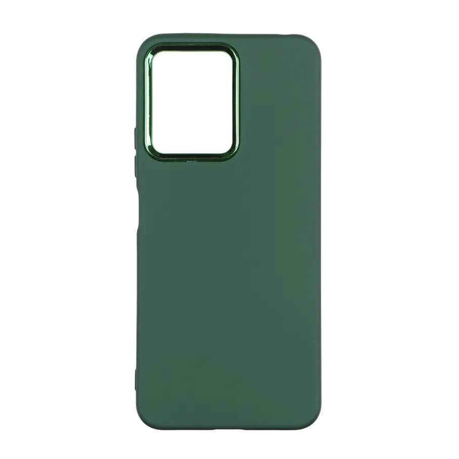 Чохол Silicone Cover Metal frame (AA) для Xiaomi Redmi Note 12 4G 45.Army Green