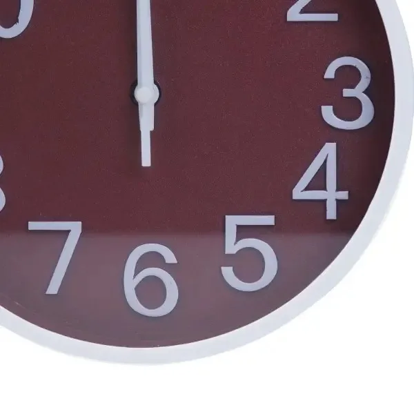 Годинник настінний 19,5 см, білий HP218W
