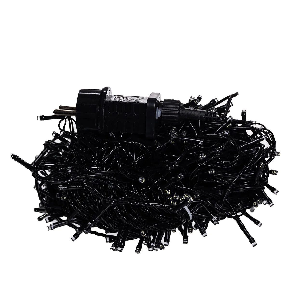Гірлянда Різдвяна фея вулична 50 (м) 500 LED чорний провід Жовтий CF500L50MBY
