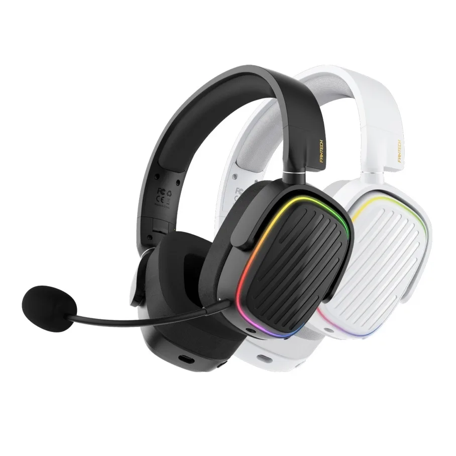 Ігрові Навушники FANTECH WHG02 Harmony, 3 Modes (Wired, BT, 2.4Ghz) Чорний