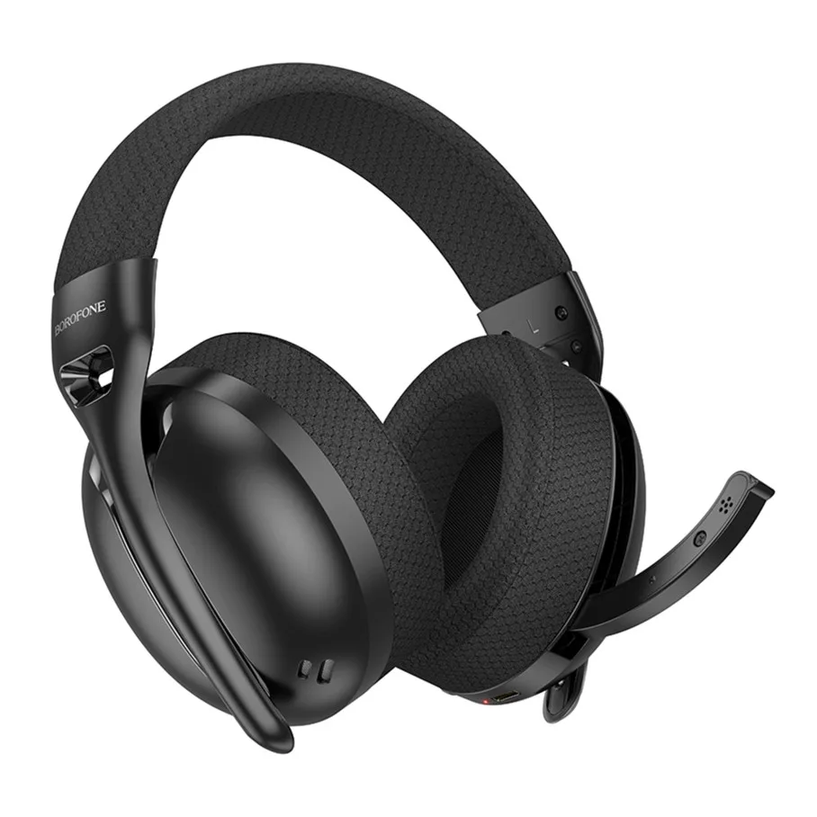 Ігрові Навушники Borofone BO30 Magic light (Bluetooth, Type-C to 3.5 wired) Чорний