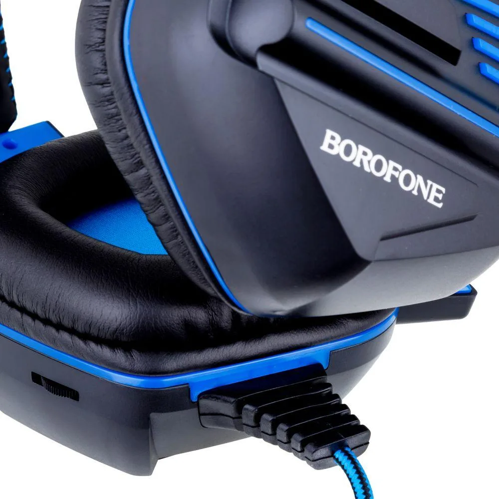 Ігрові Навушники Borofone BO101 Racing Колір Чорно-Червоний