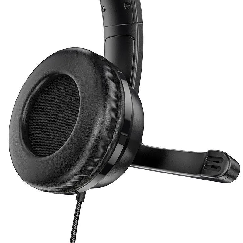 Навушники Hoco W103 Magic tour gaming headphones Black