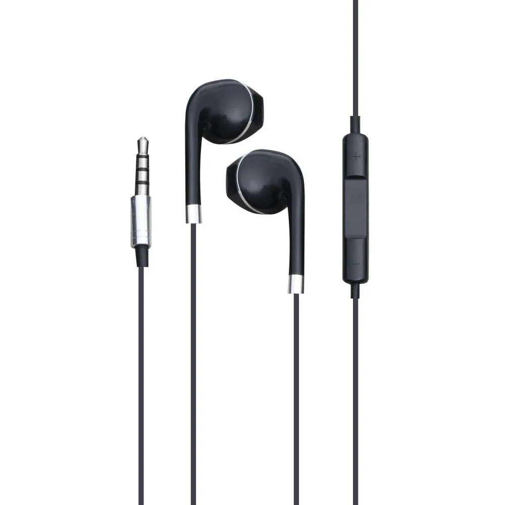 Навушники Iphone 5 Earpod New Line Колір Чорно-Сталевий