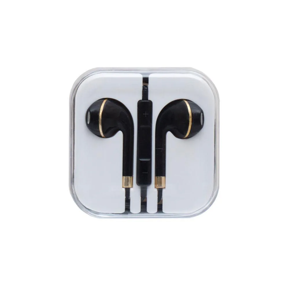 Навушники Iphone 5 Earpod New Line Колір Чорно-Сталевий