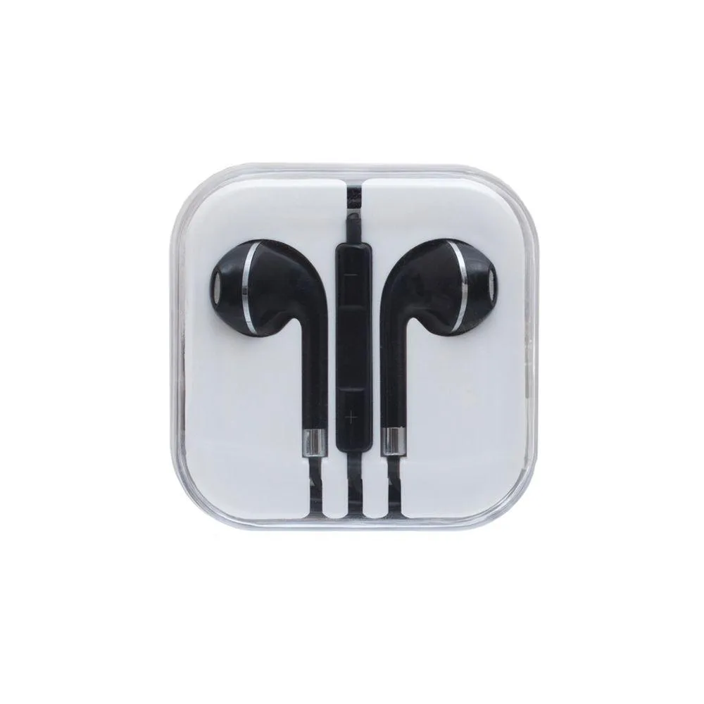 Навушники Iphone 5 Earpod New Line Колір Чорно-Золотий