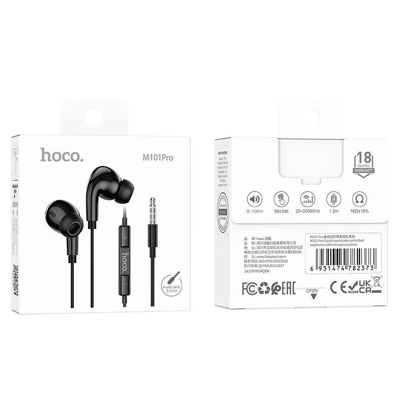 Навушники Hoco M101 Pro Чорний