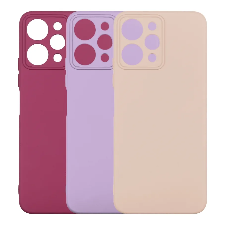 Чохол Silicone Cover Full Camera (A) для Xiaomi Redmi 12 14.Red