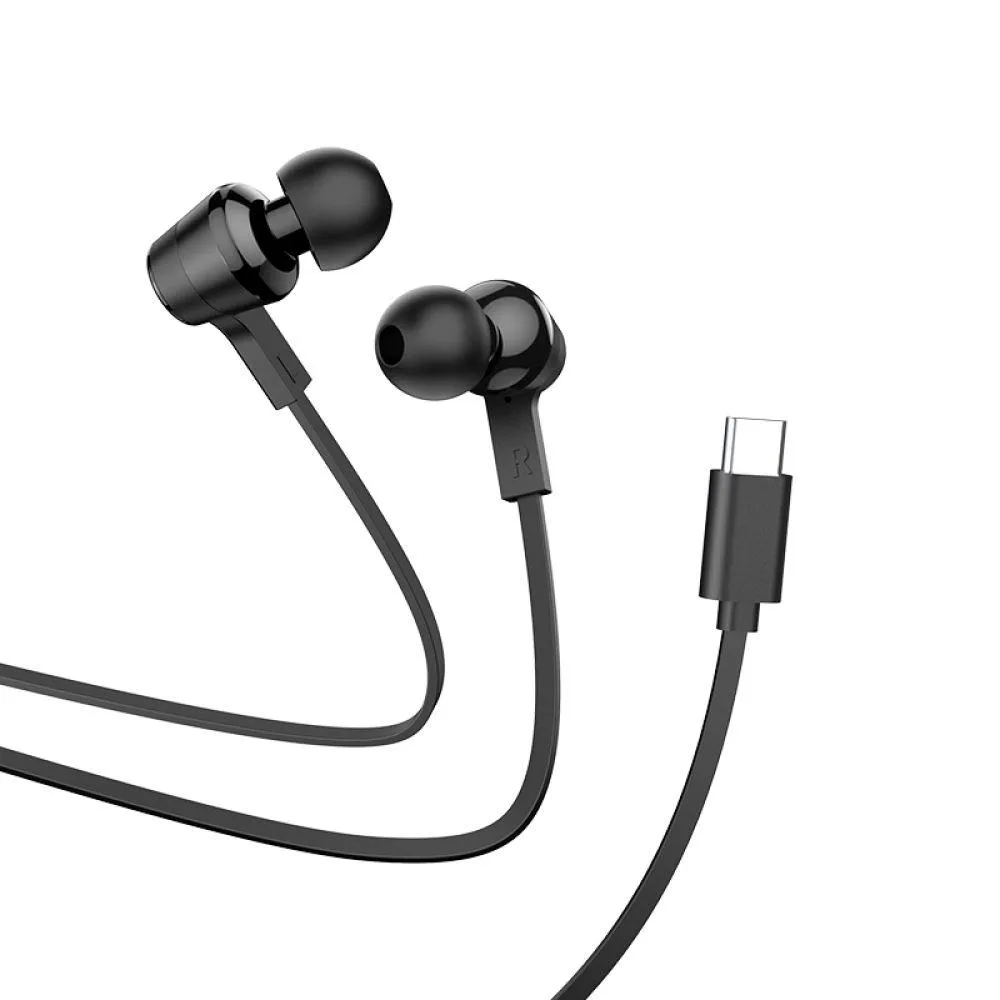 Навушники Hoco M86 Ocean universal digital earphones Type-C Колір Чорний