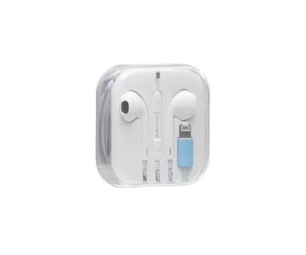 Дротові навушники для айфона Borofone M32 Plus Lightning, гарнітура для iPhone
