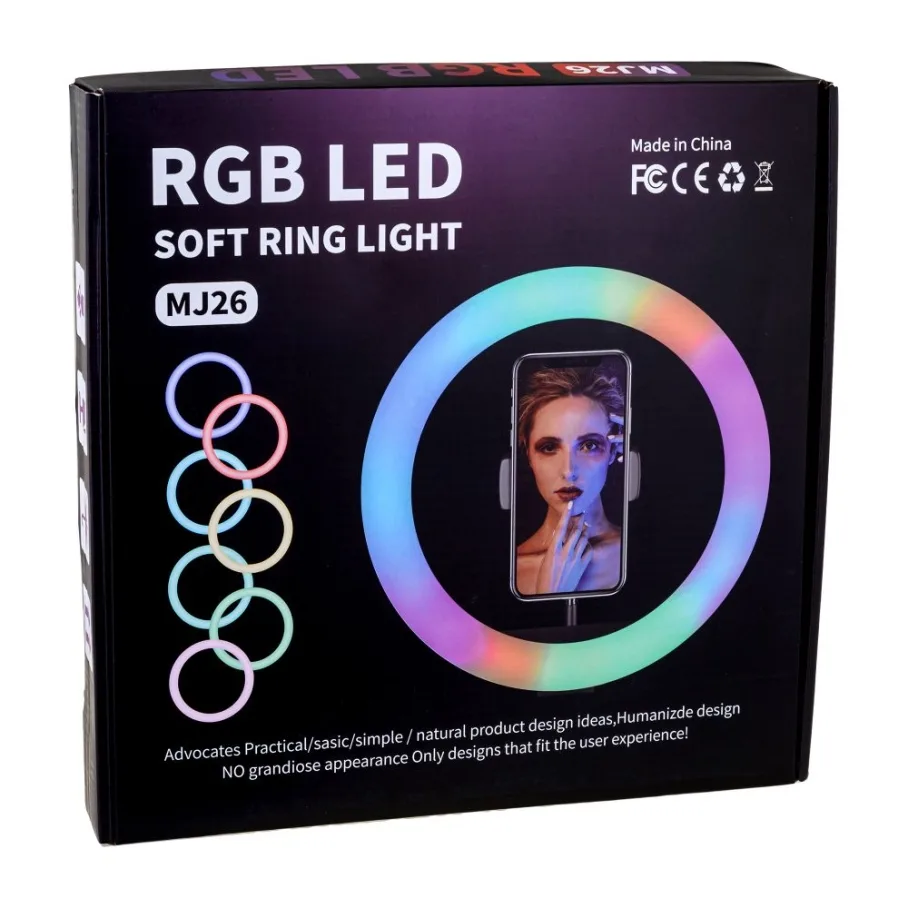 Лампа RGB MJ26 26cm м'ята упаковка Чорний