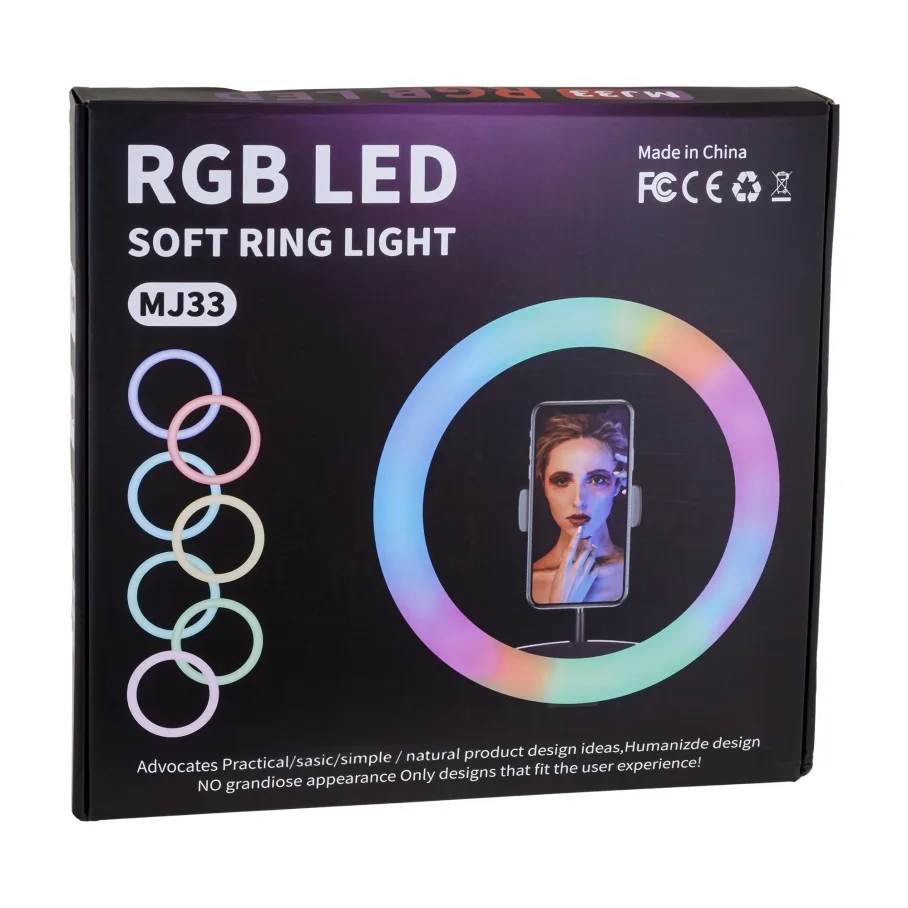 Лампа RGB MJ33 33cm м'ята упаковка Чорний
