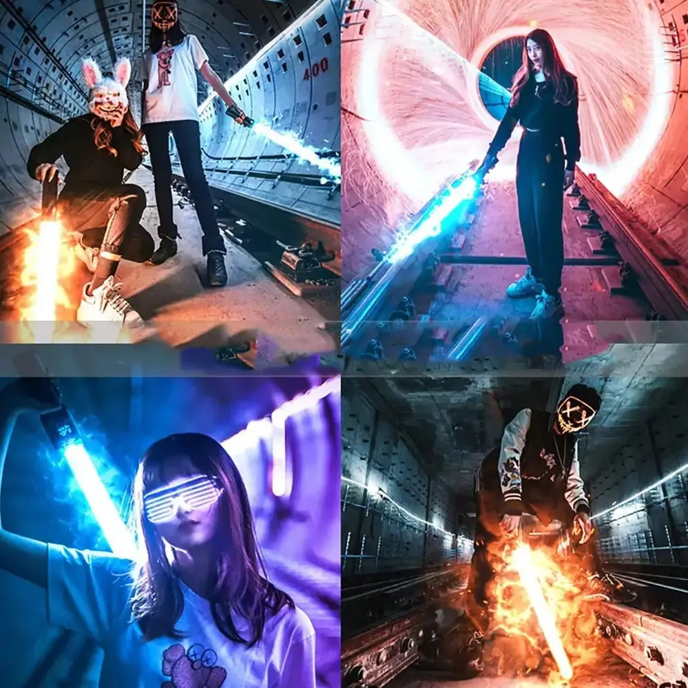 Лампа RGB різнокольорова меч Led Stick палиця РГБ для фото і відео Стік жезл для селфі та блогерів з пультом та з Дефлектором АКБ