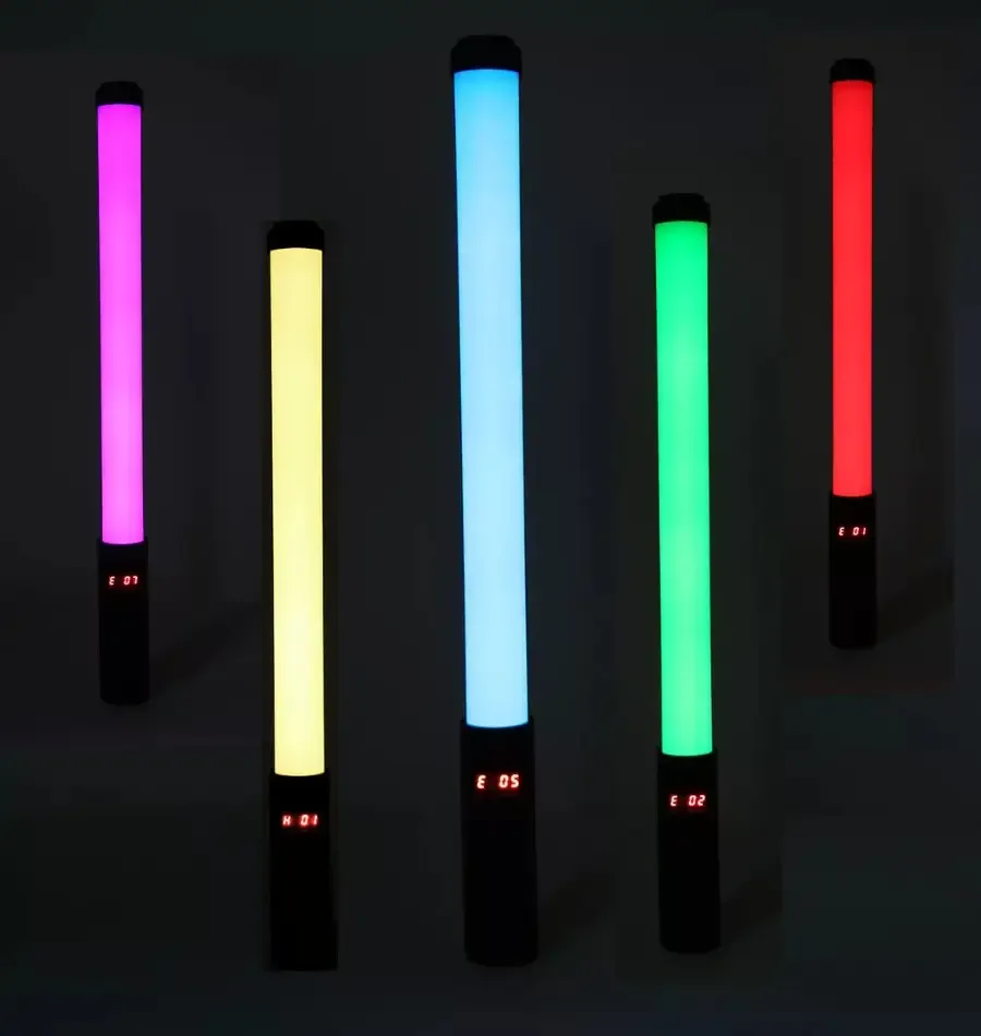 Лампа RGB різнокольорова меч Led Stick палиця РГБ для фото і відео Стік жезл для селфі та блогерів з пультом та з Дефлектором АКБ