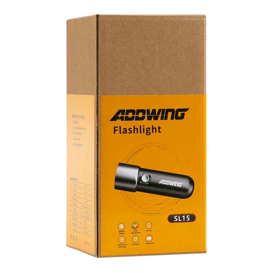 Фонова LED Лампа Addwing SL15 7500 mAh Сірий
