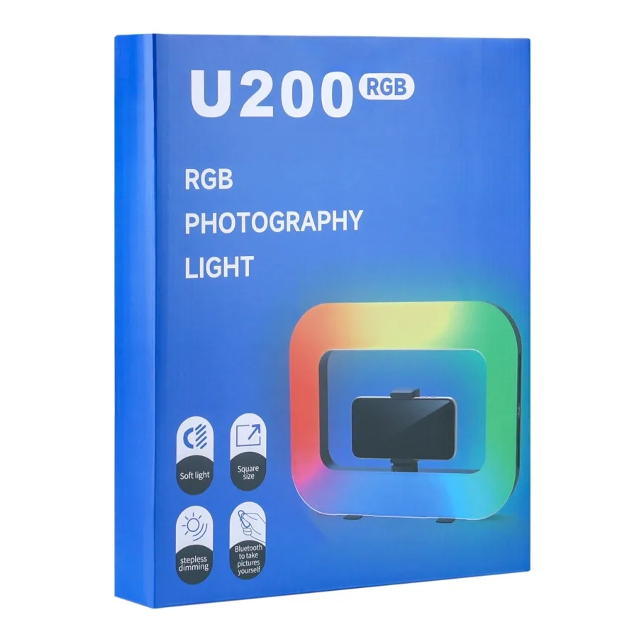 Студійна LED Лампа RGB U200 8000mAh Чорний