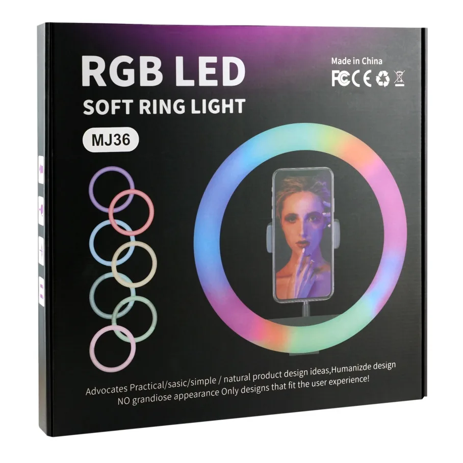 Лампа RGB Crystal 3D-36 36cm Прозорий