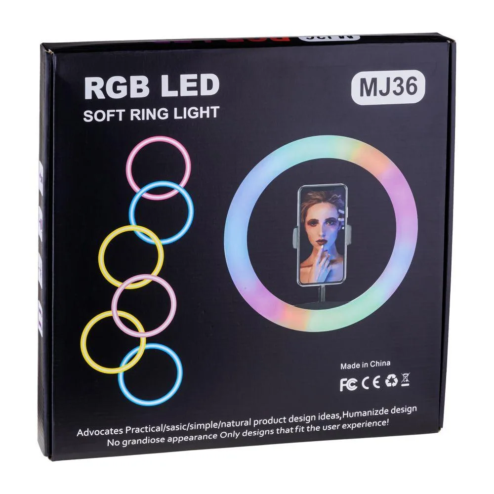 Лампа RGB MJ36 36cm Чорний
