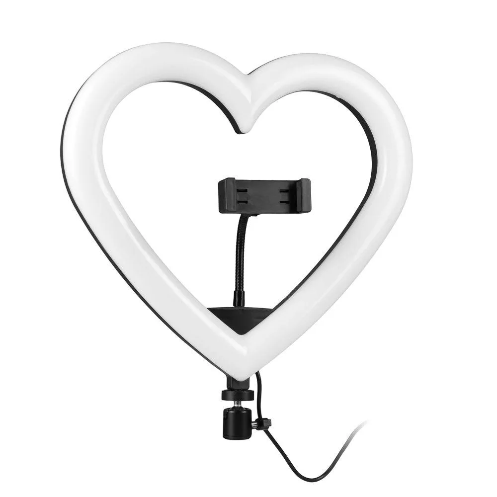Лампа RGB JM33-13 33cm (Heart Style) Чорний