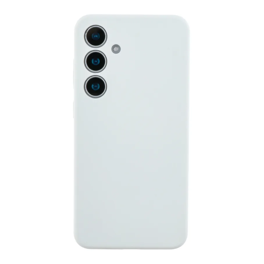 Чохол Liquid Silicone (AA) Full Camera для Samsung Galaxy S24 5G (S921) 09.White