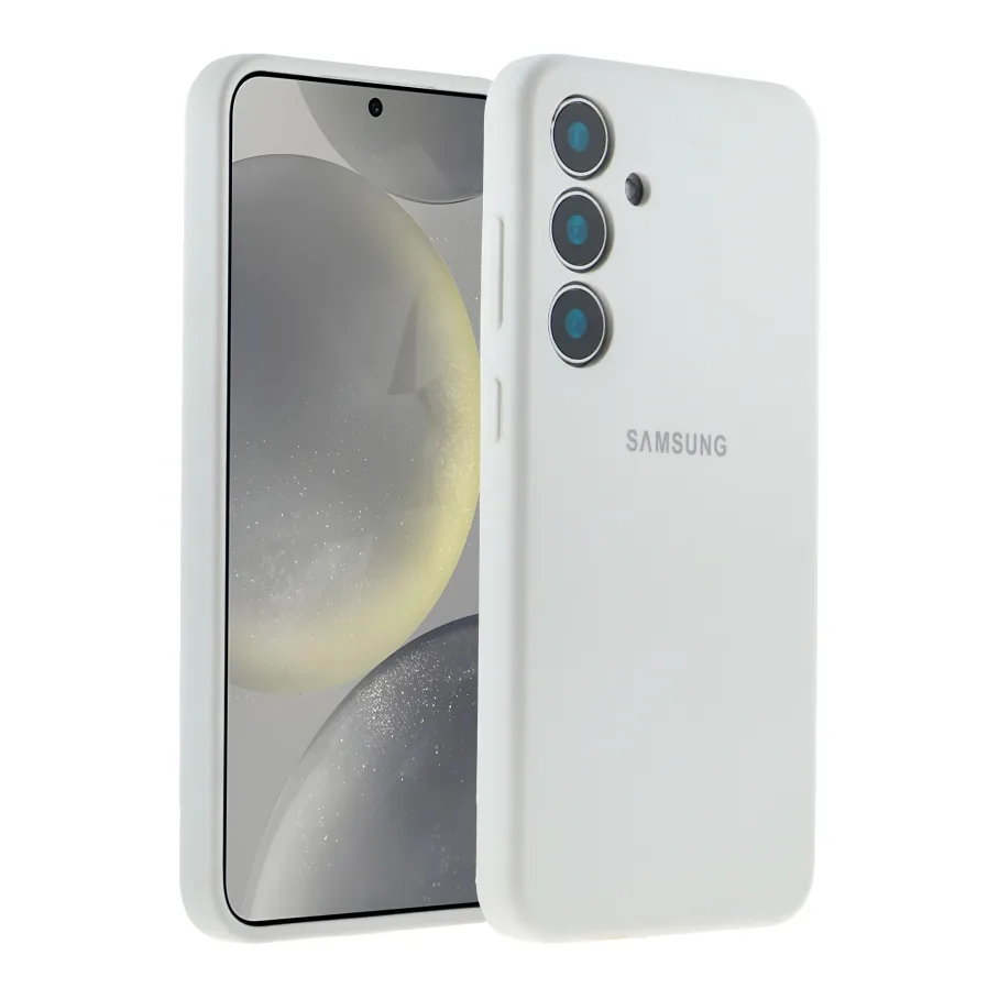 Чохол Liquid Silicone (AA) Full Camera для Samsung Galaxy S24 5G (S921) 14.Red