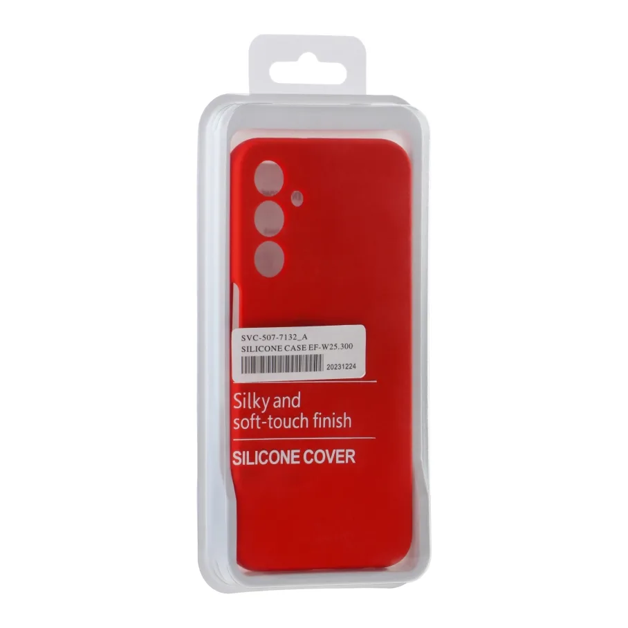 Чохол Liquid Silicone (AA) Full Camera для Samsung Galaxy S24 5G (S921) 14.Red