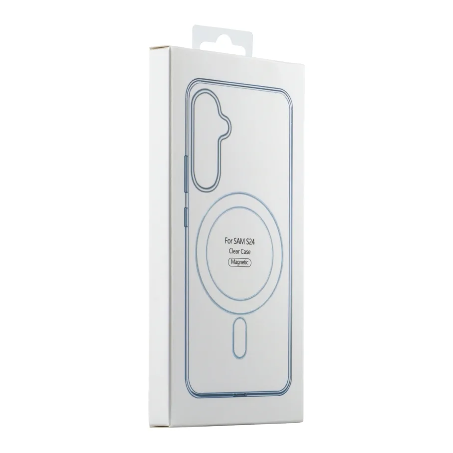 Чохол TPU Clear Case with MagSafe для Samsung Galaxy S24 5G (S921) Transparent