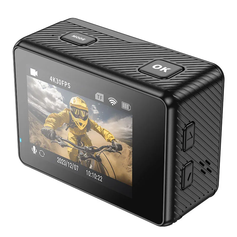 Екшн-камера 4K Hoco DV101 Dual color screen Sports 16 МП HDMI і Wi-Fi до 128 ГБ