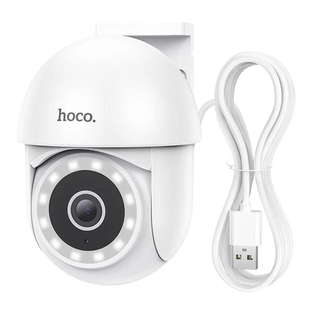 Смарт Камера Вулична Hoco D2 Wireless Колір Білий