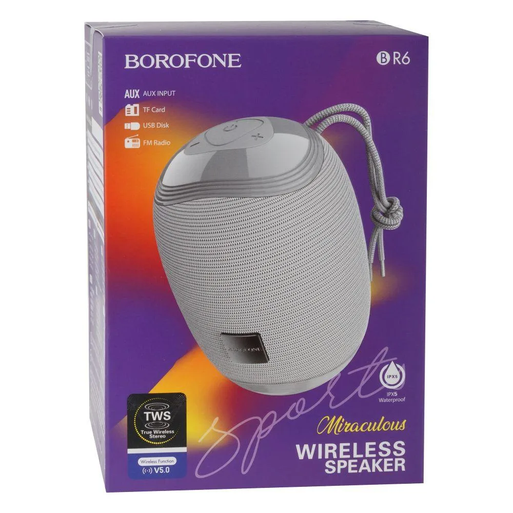 Колонка Borofone BR6 Колір Чорний