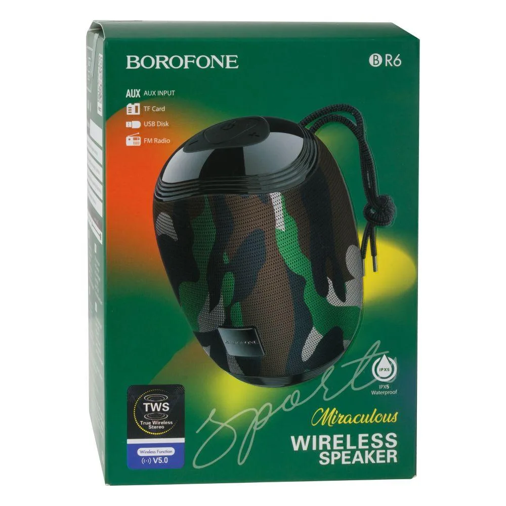 Колонка Borofone BR6 Колір Чорний