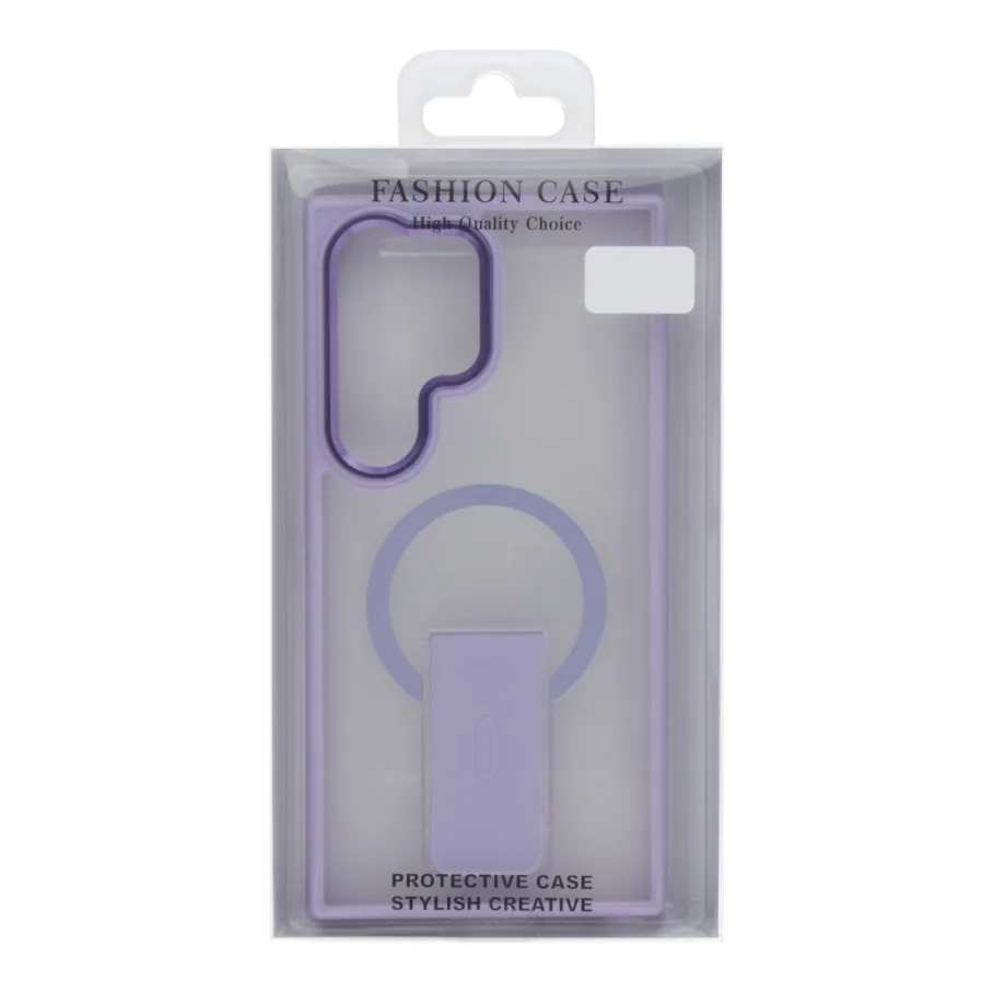 Чохол TPU+PC FlexGuard Magnetic Ring Stand для Samsung Galaxy S24 Ultra 5G (S928) Purple