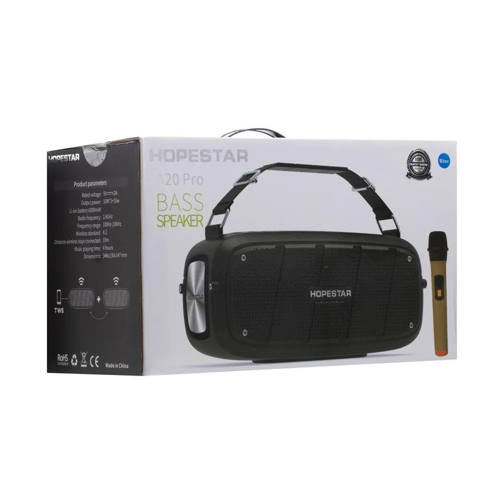 Колонка Hopestar A20 Pro Колір Жовтий