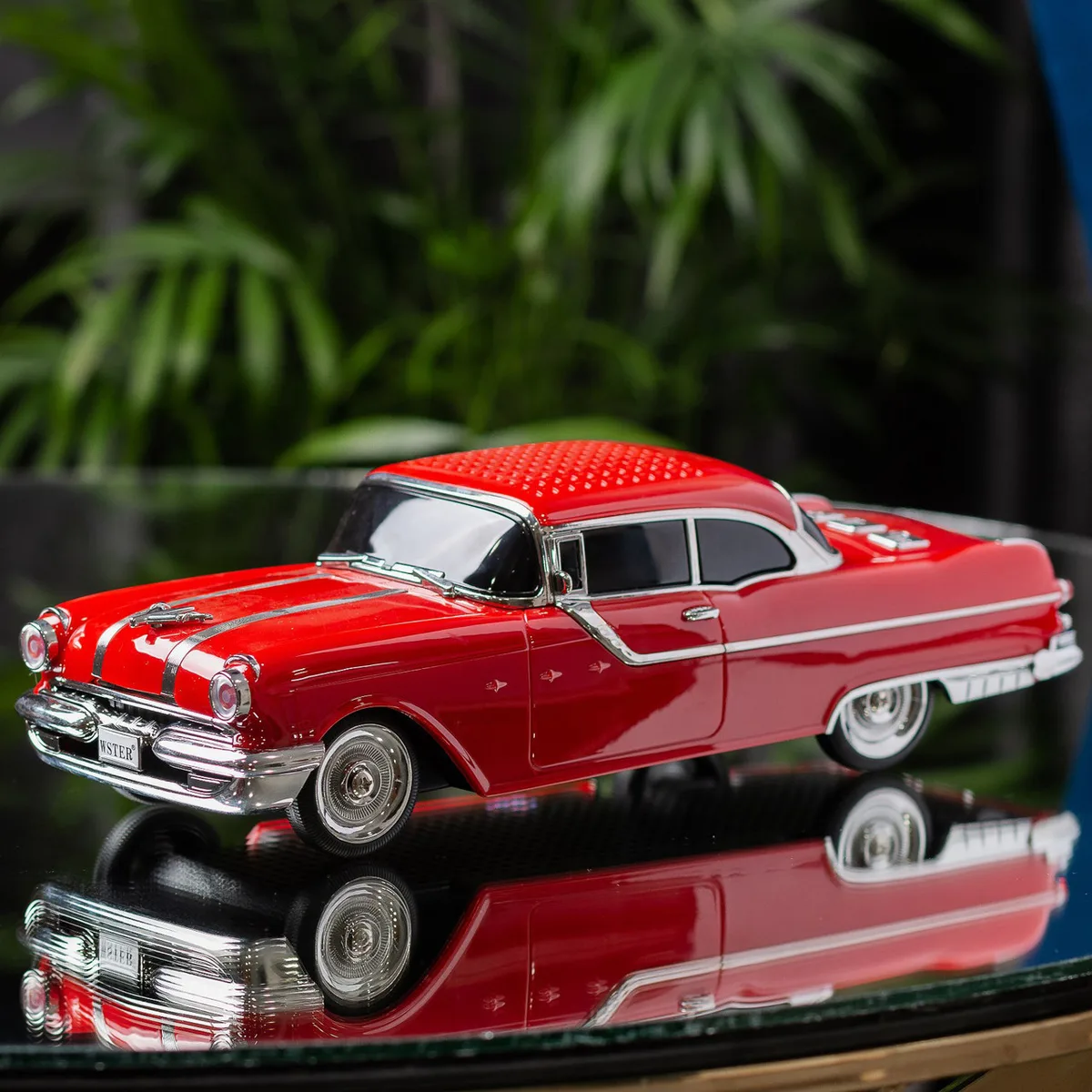 Портативна акустична колонка Pontiac 1955 Car Speaker колонка для телефона Червоний
