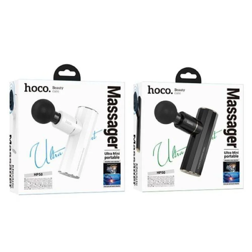 Массажер Ударний Hoco HP50 mini Білий