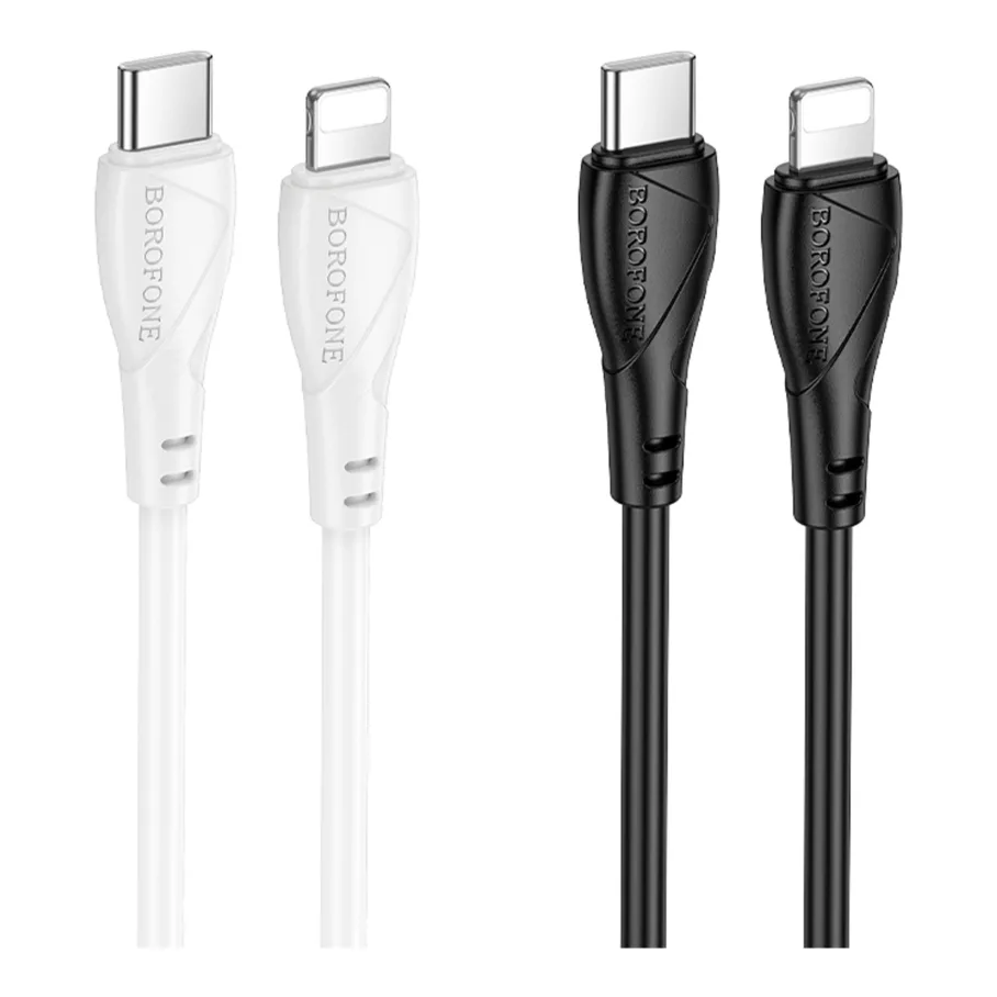 Кабель USB Borofone BX121 Type-C to Lightning PD27W Чорний