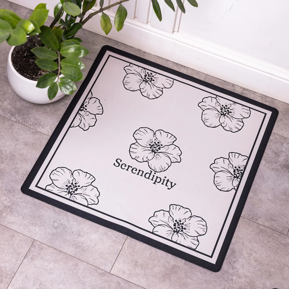 Килимок для сушіння посуду Serendipity 58*58 см діатомітовий HP-42-17
