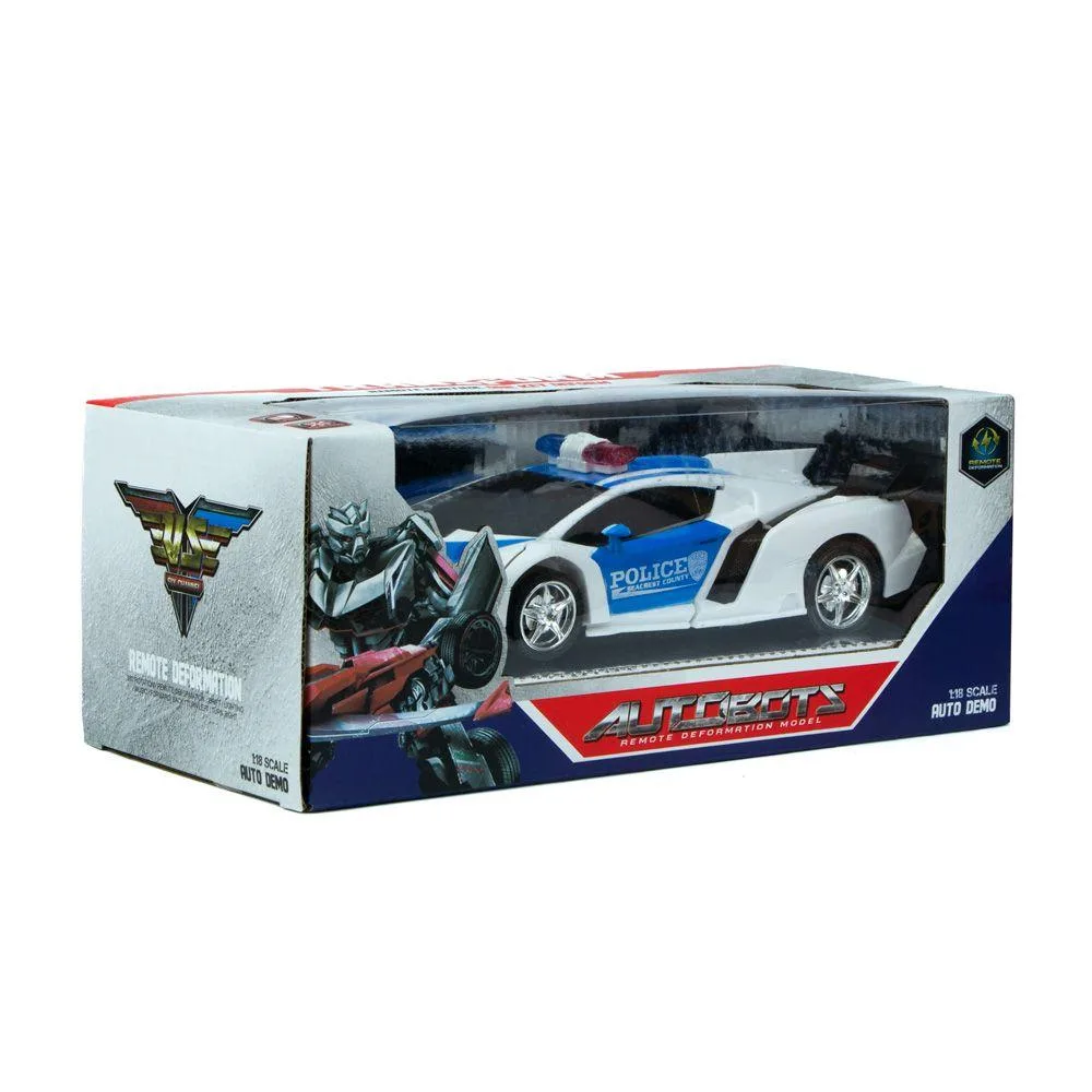 Трансформер Lamborghini Police Car 5A-703 у коробці 27.8*14.2*11.6 cm Колір Синій