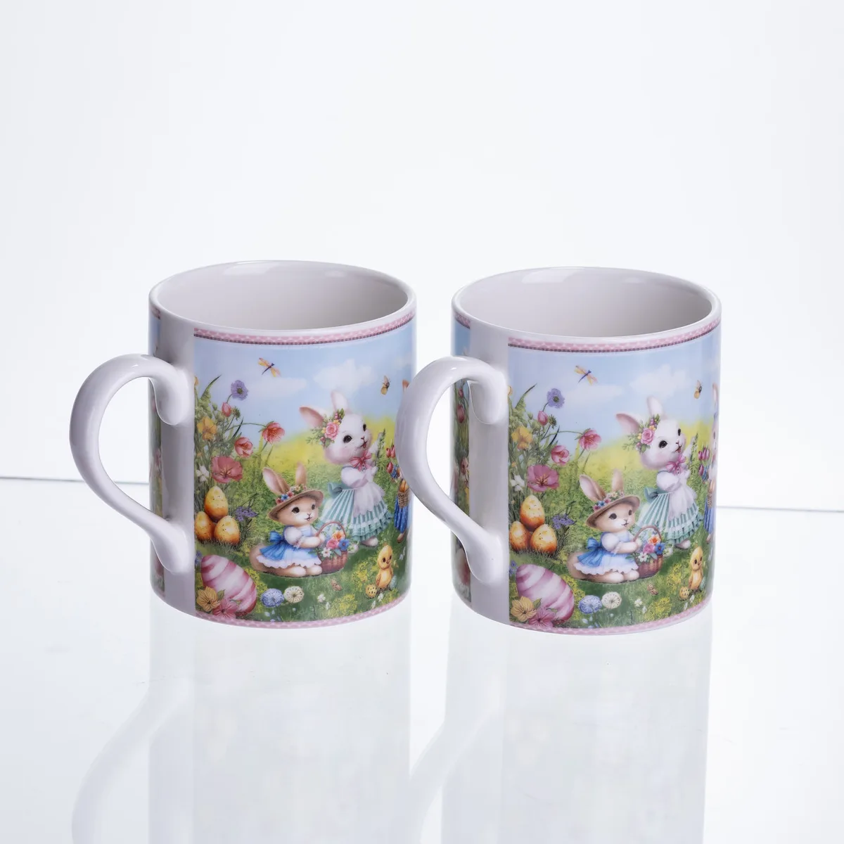 Набір чашок порцелянових Rabbit Family 220 мл 2шт HP-7323-8