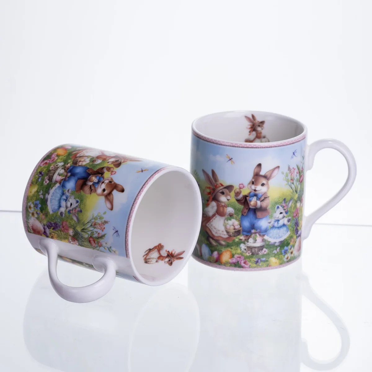 Набір чашок порцелянових Rabbit Family 220 мл 2шт HP-7323-8