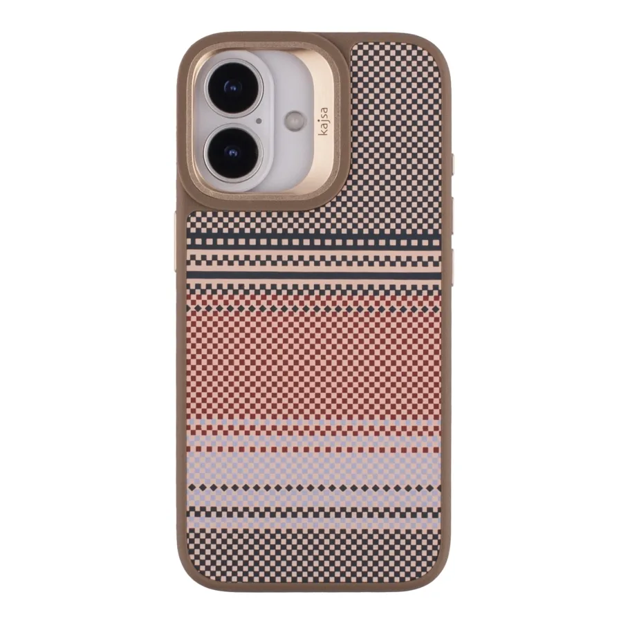 Чохол Kajsa Resort Collection Gradient Stripe with MagSafe для iPhone 17 Desert Gold