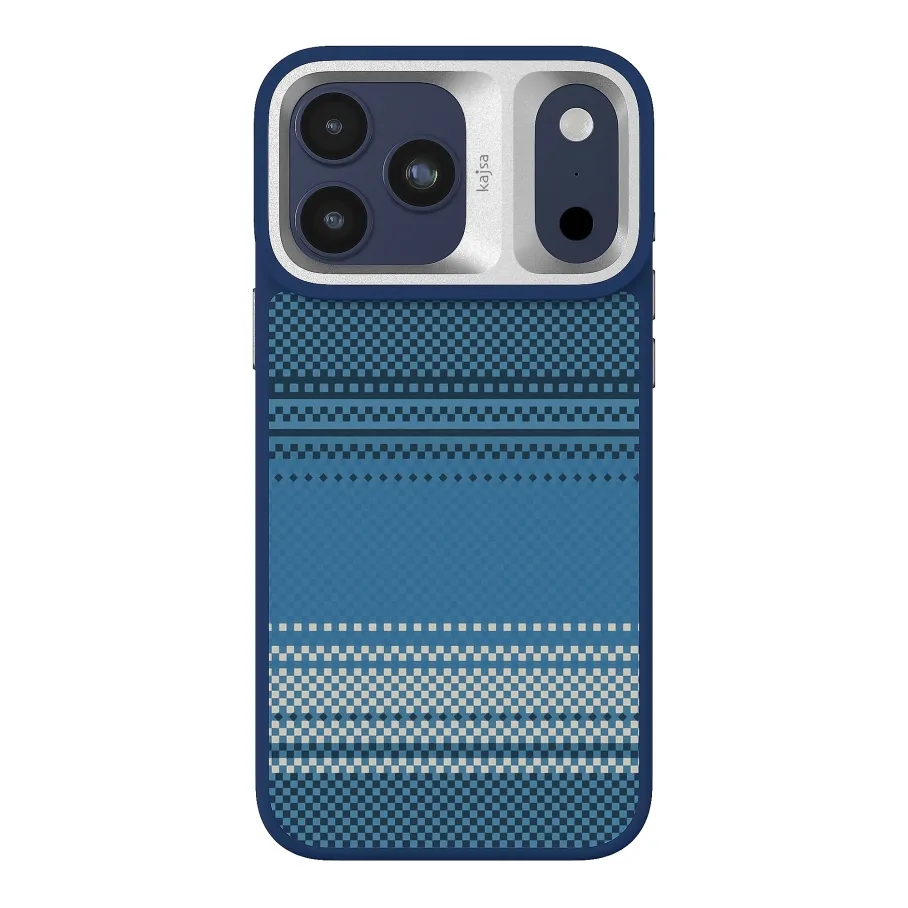 Чохол Kajsa Resort Collection Gradient Stripe with MagSafe для iPhone 17 Pro Max Blue B-Ring