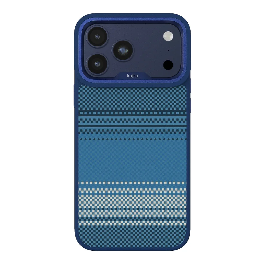 Чохол Kajsa Resort Collection Gradient Stripe with MagSafe для iPhone 17 Pro Max Blue Plus O-Ring