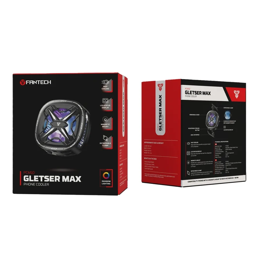 Магнітний радіатор Для Смартфону Fantech Gletser Max PCM10 Black