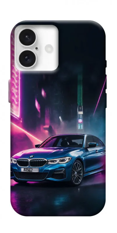 Чохол BLEX з картинкою Неонове BMW для Apple iPhone 16 (6.1