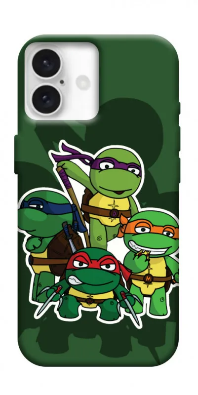Чохол BLEX з картинкою Green turtles для Apple iPhone 16 (6.1