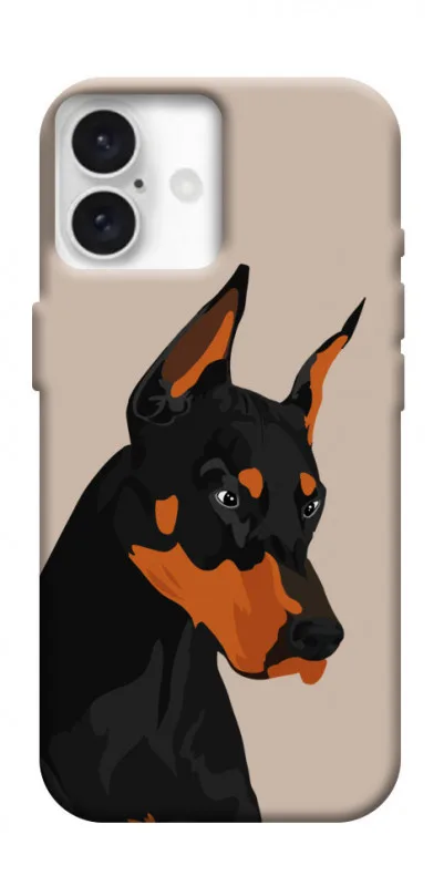 Чохол BLEX з картинкою Doberman для Apple iPhone 16 (6.1